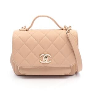Chanel Flap Bag Matelasse Shoulder Caviar Skin Grained Calfskin Pink